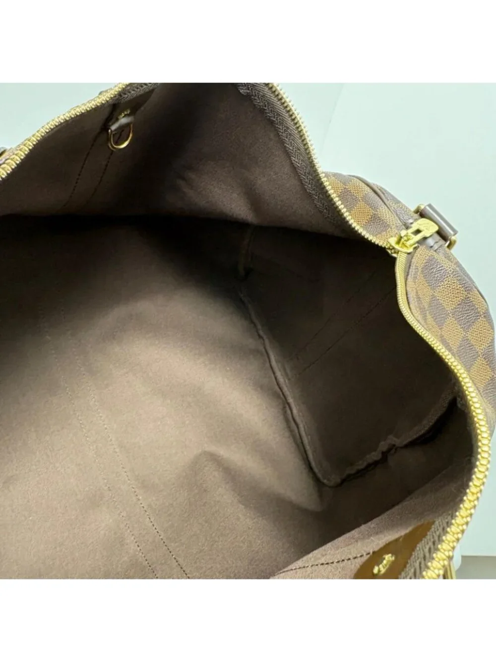 Louis Vuitton Keepall Bandouliere 55 Damier Boston Bag
